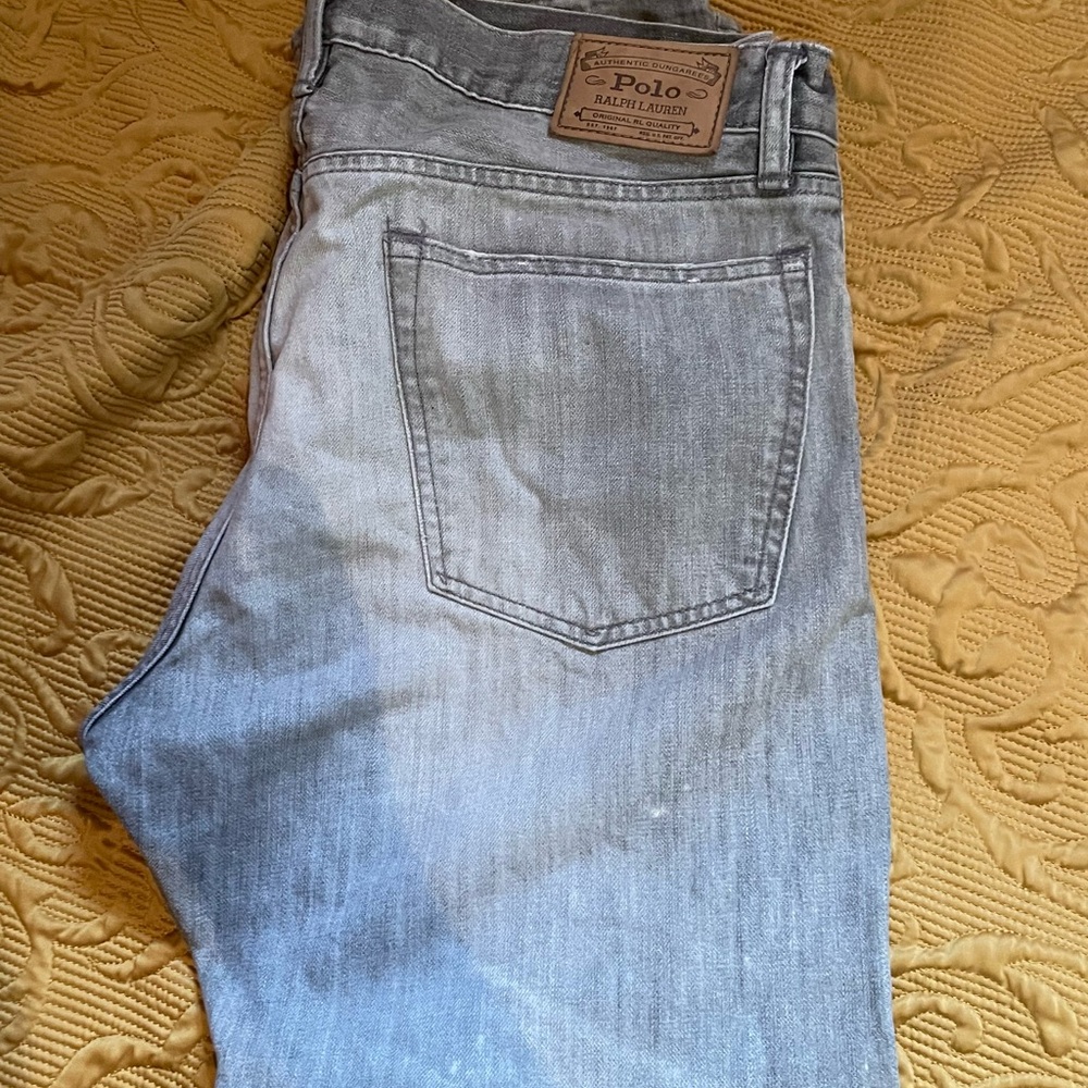 Vintage Polo by Ralph Lauren Men's Gray Jeans